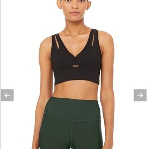 NWT *Alo yoga United Long Bra* (Plum)